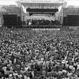 Die Bühne des ersten Open Air in Frauenfeld im Jahr 1987, das damals noch «Out in the Green» hiess. (Bild: PD)