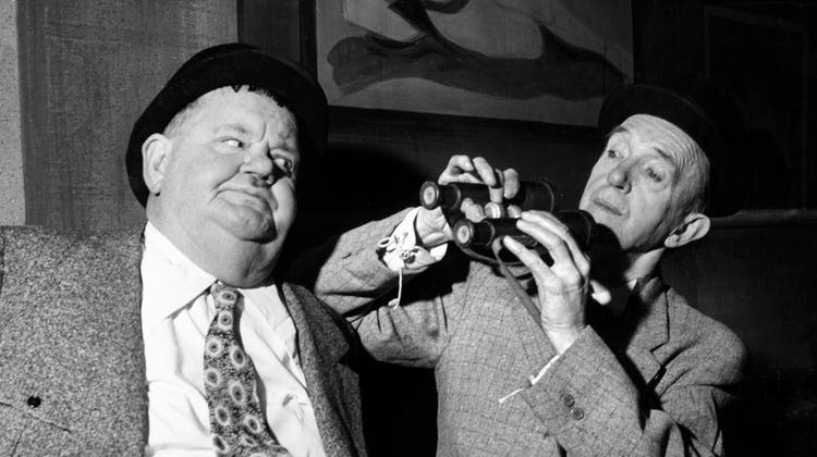 Darf man noch über Laurel und Hardy lachen, oder beleidigt das Dicke und Doofe? (Bild: Keystone)