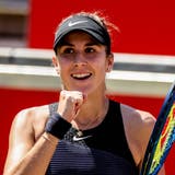 Belinda Bencic strebt in Wimbledon den Vorstoss in die zweite Woche an. (Filip Singer / EPA)