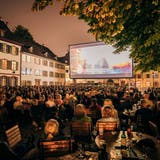 Das letzte Mal vor zwei Jahren auf dem Münsterplatz: Das Allianz Cinema. (David Hubacher / KEYSTONE)