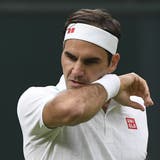 Roger Federer steht in Wimbledon in der zweiten Runde. (Facundo Arrizabalaga / EPA)