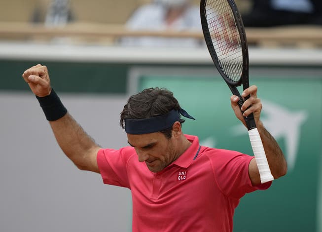 Roger Federer steht bei den French Open in der dritten Runde. 