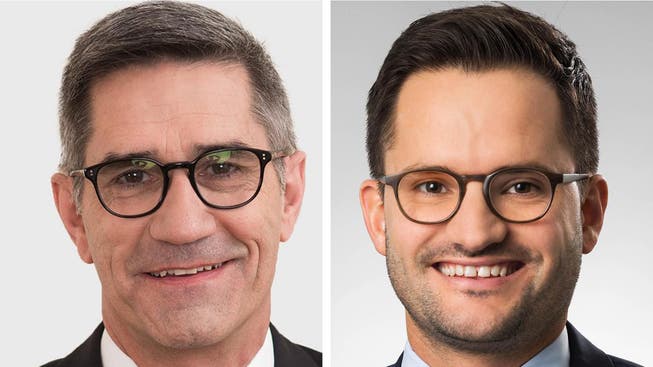 Sergio Baumann (links) wird interimistisch CEO, Michael Zürcher ist sein Stellvertreter.