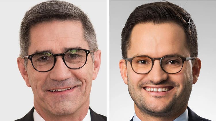 Sergio Baumann (links) wird interimistisch CEO, Michael Zürcher ist sein Stellvertreter. (Bilder: zvg / KSA)