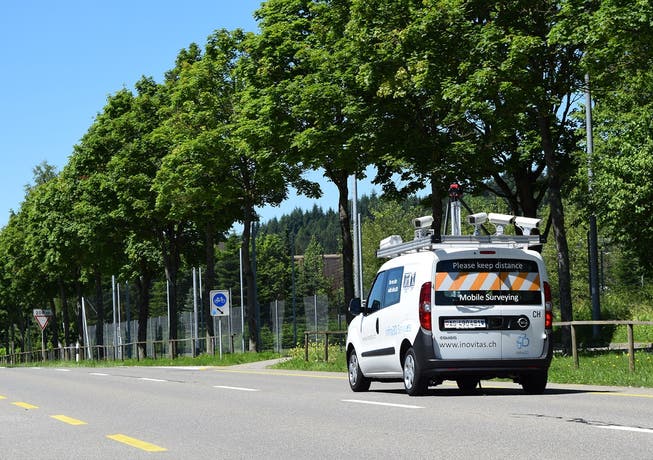 Sämtliche Kantonsstrassen liess der Aargau in den vergangenen Wochen digital vermessen.