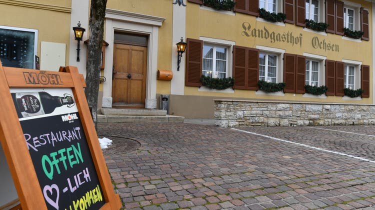 Gastronomie in Covid19-Zeiten: Der Landgasthof Ochsen Mümliswil bot auch Take-Away an. (Bruno Kissling /Oltner Tagblatt)