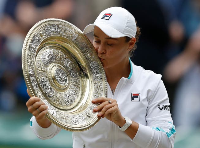 Ashleigh Barty sichert sich ihren zweiten Grand-Slam-Titel ihrer Karrire. Es ist der erste in Wimbledon.
