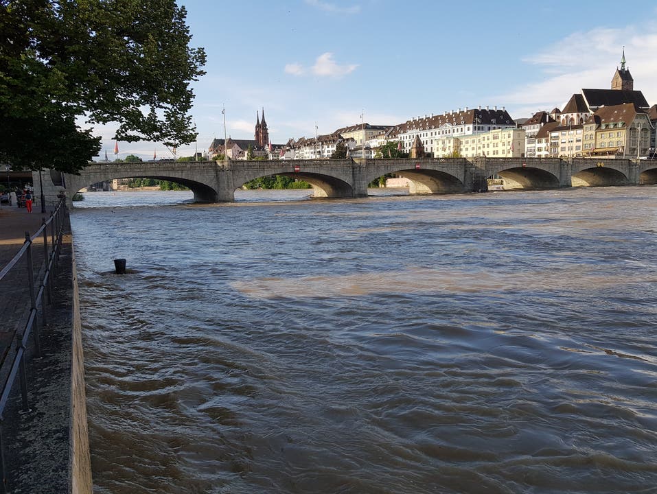 Der Rhein am Mittwochmorgen.