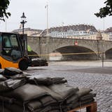 Der Rhein ist derzeit fast überall abgesperrt. Das Hochwasser sorgt für eine gefährliche Strömung. (Kenneth Nars)