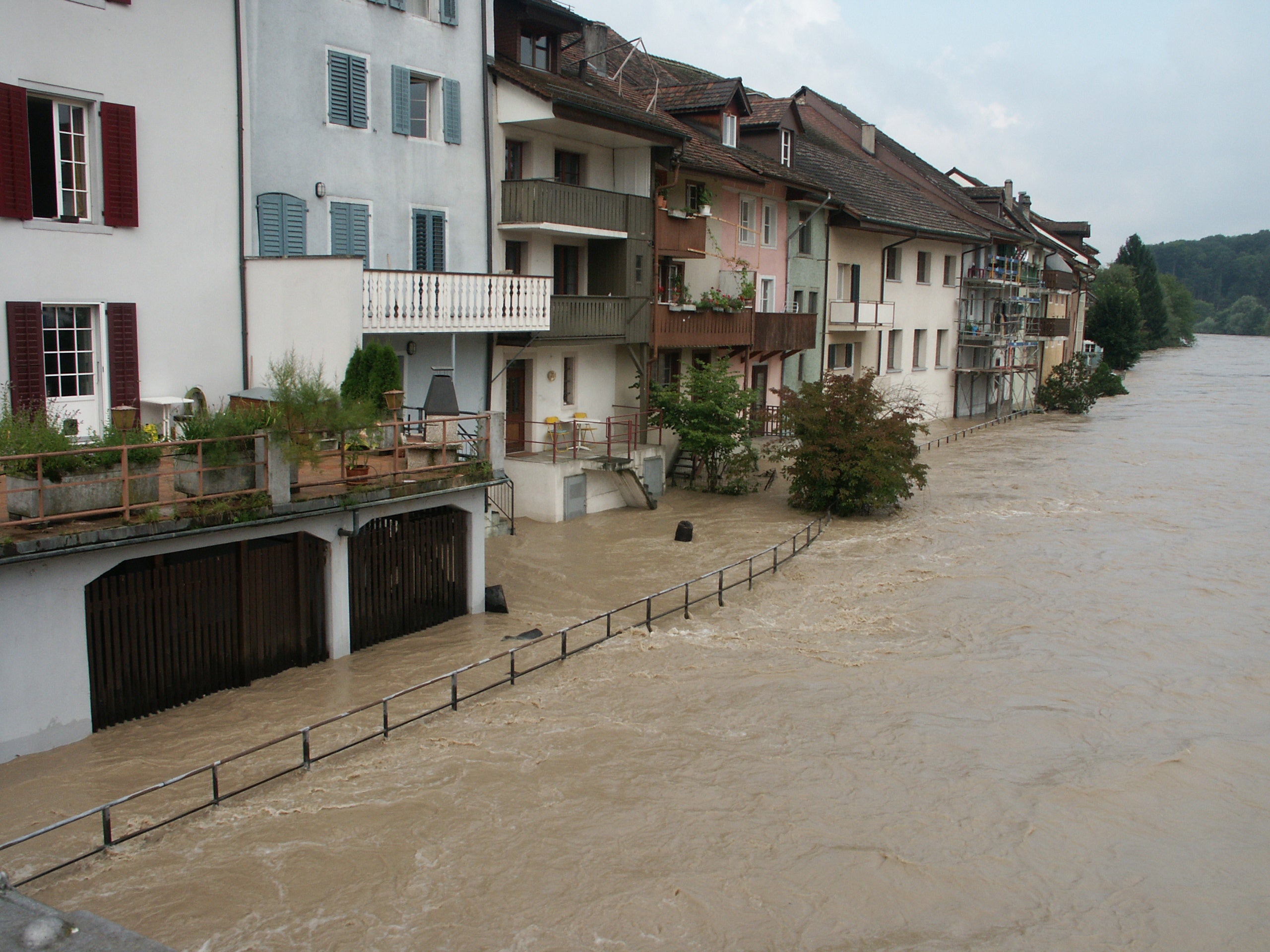 Hochwasser Im Aargau: Vorher-Nachher-Vergleiche In Bildern