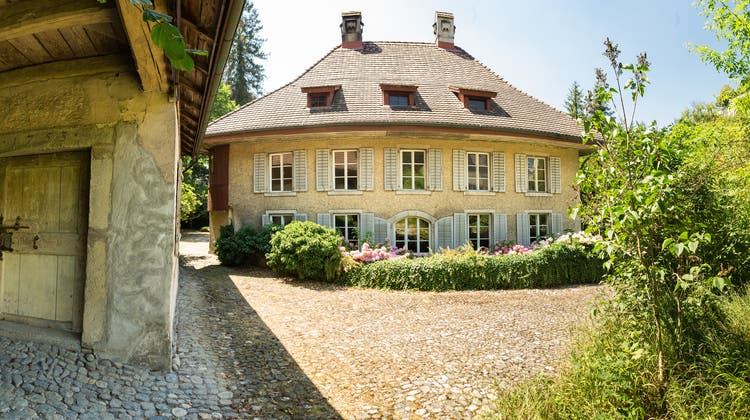Das Mieg-Haus an der Schlossgasse Lenzburg, fotografiert im Sommer 2018 (Chris Iseli)