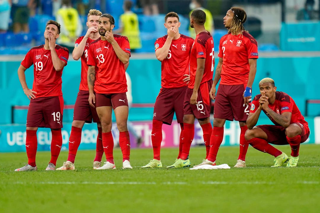 Das wars, der Traum ist aus. Die Schweiz unterliegt Spanien im Penaltyschiessen.