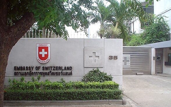 Vakzine für die Angestellten: Schweizer Botschaft in Bangkok.