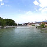 Die Aare in Solothurn führt viel Wasser. (Judith Frei)
