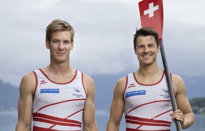 Möchten Olympia-Gold: Barnabé Delarze (links) und Roman Röösli.