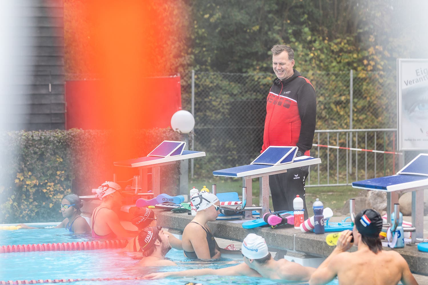 Dirk Thölking beim täglichen Training mit der Elite-Mannschaft des SC Aarefisch.