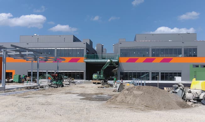 Baustelle des Ebnet Centers in Sirnach. 