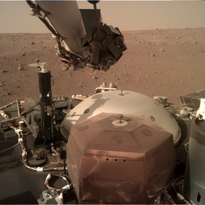 Der InSight-Roboter der Nasa ist seit November 2018 auf dem Mars.
