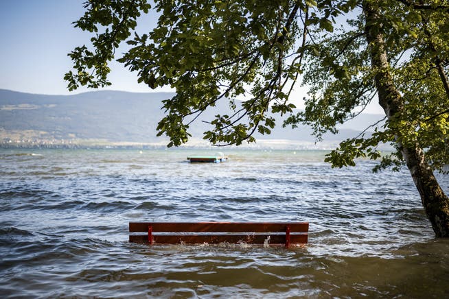 Wegen Hochwasser: Der Kanton Waadt hat die Einschränkungen für die Schifffahrt verlängert.