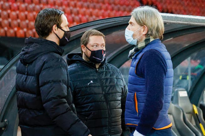 Auch Sportchef Sandro Burki (links) und Trainer Stephan Keller (rechts) haben sich zweifach impfen lassen.
