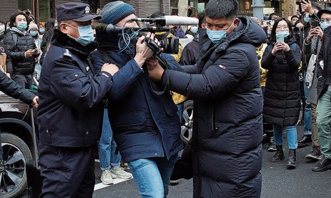 Gar nicht gern gesehen in China: ausländische Journalisten.