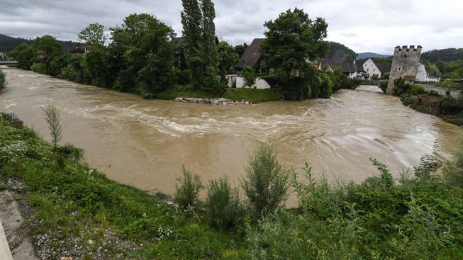 Hochwasser in Zwingen.