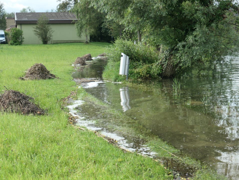 29. Juli: Überschwemmung in der Gemeinde Sempach.