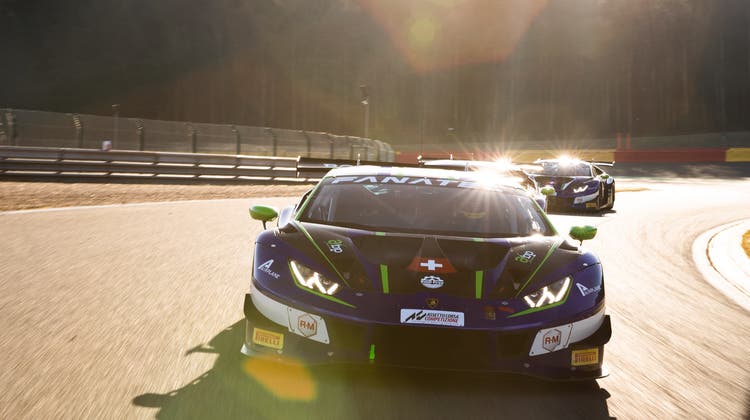 Geballte Power: In diesem Lamborghini wollen die Schweizer in Spa einen Prestigeerfolg landen. (Bild: zVg)