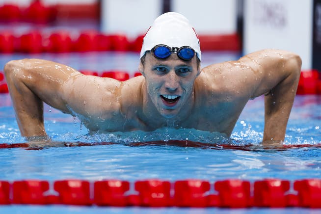 Jérémy Desplanches schwimmt in Tokio zu Olympia-Bronze.