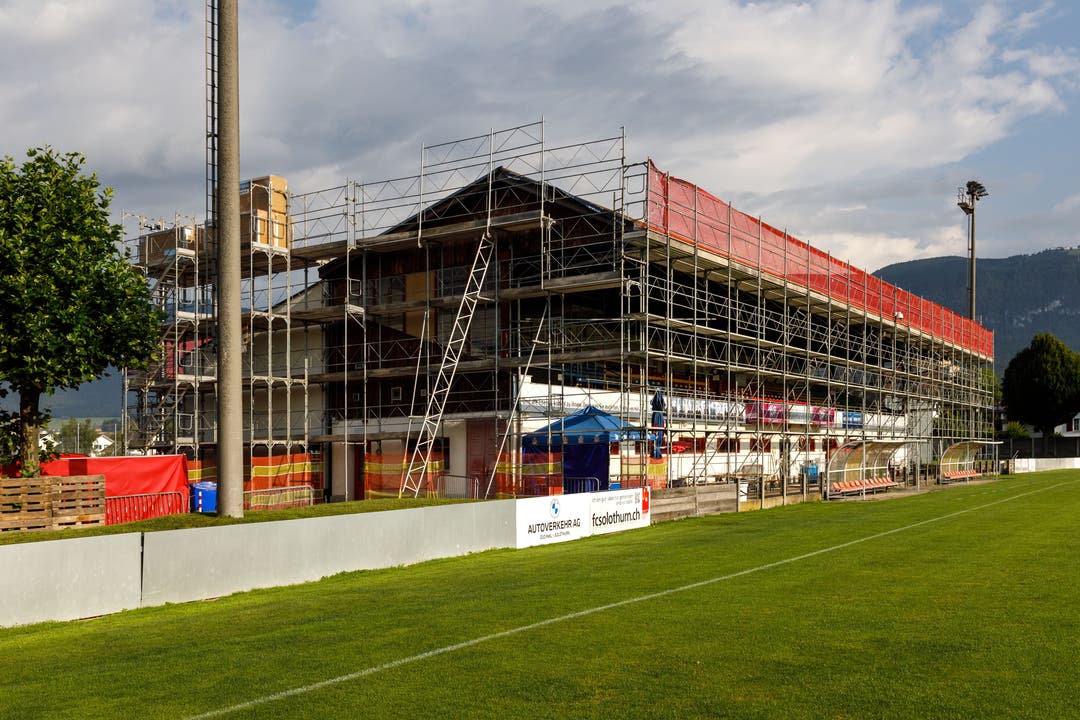Umbau Fussballstadion FC Solothurn.