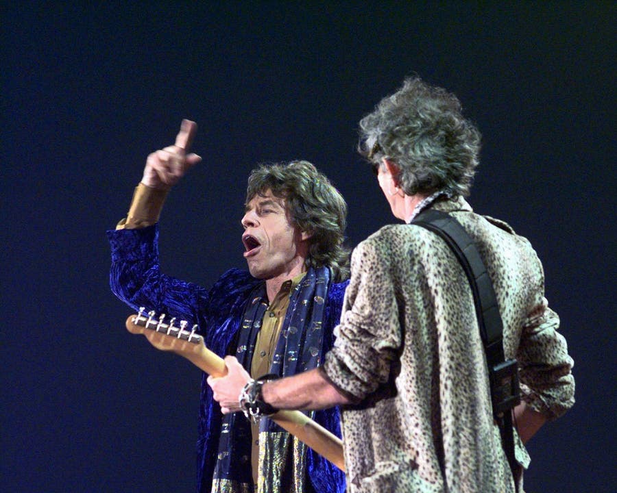 Auch 1998 waren Stars in Frauenfeld. Hier im Bild: Mick Jagger von den Rolling Stones.