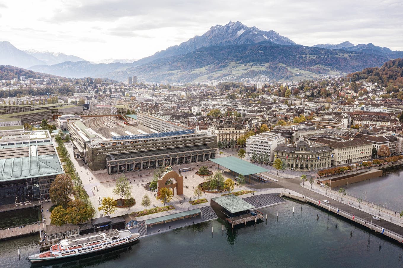 Durchgangsbahnhof Luzern: Stadt nimmt Bahnhofparking ins Visier