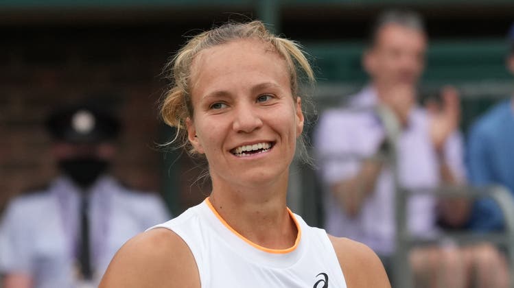 Viktorija Golubic steht in Wimbledon in den Viertelfinals. (Alberto Pezzali / Pool / EPA)