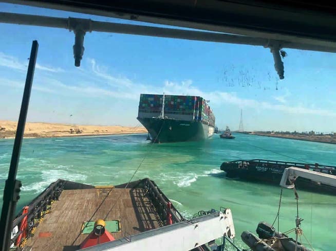 Monatelange Blockade im Suezkanal durch die «Ever Given. »