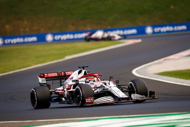 Alfa-Pilot Kimi Räikkönen ist in Ungarn knapp an den Punkten vorbeigeschrammt. Der Finne wurde Elfter. 