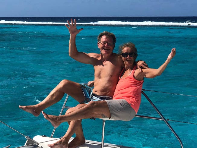 Köbi Brem und Pia Koch segeln seit 3 Jahren und 3 Monaten über das Meer.
