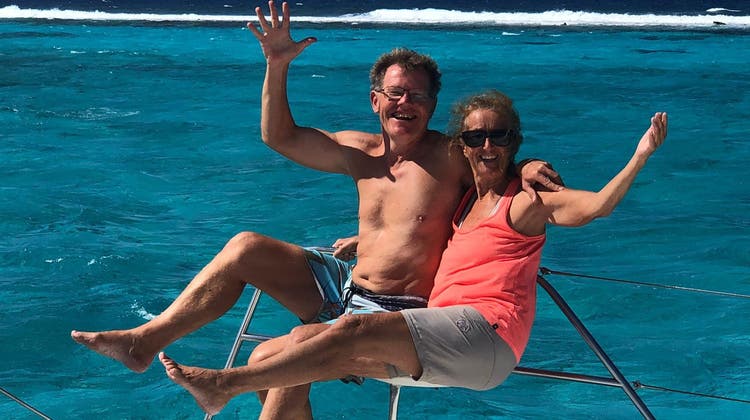 Köbi Brem und Pia Koch segeln seit 3 Jahren und 3 Monaten über das Meer. (zVg)
