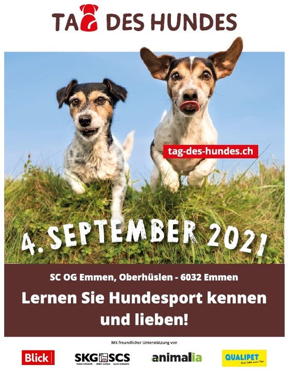 Grunde Forkert Tegne SC OG Emmen - Tag des Hundes – 04. September 2021