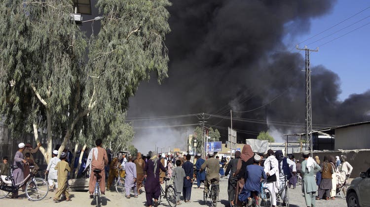 Die Taliban haben Kandahar nach Kämpfen gegen staatliche Sicherheitskräfte unter ihre Kontrolle gebracht. (Sidiqullah Khan / AP)