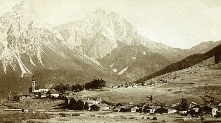 Eine Ansicht von Lermoos aus dem Jahr 1896. (zvg)