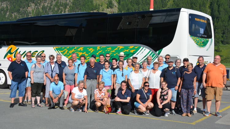 Jodlerklub Heimelig unterwegs im Kanton Graubünden