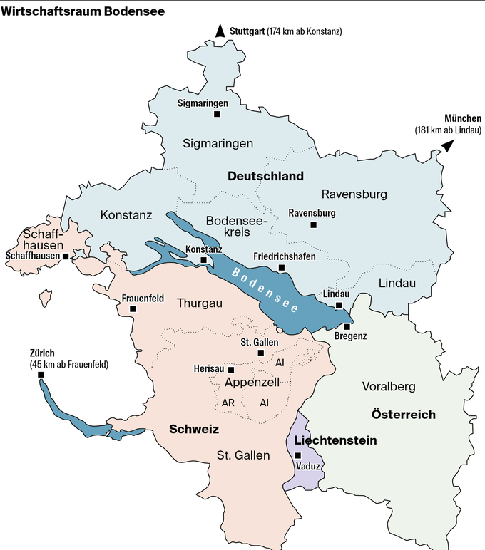 Grenzen am Bodensee sind Chancen und Hindernisse Grenzen am Bodensee sind Chancen und Hindernisse