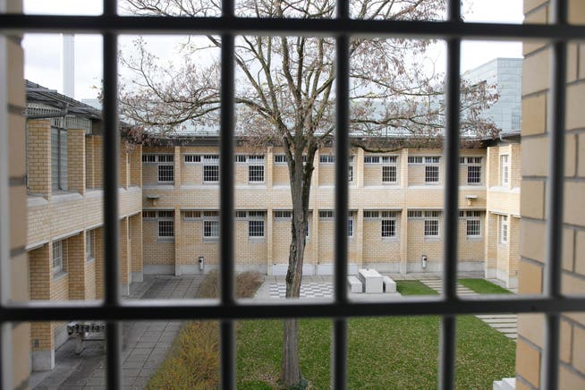 Blick aus einer Zelle des Kantonalgefängnisses in Frauenfeld.