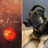 Der Nationalfeiertag wurde mit Feuerwerk begangen. (Archivbild: Keystone)