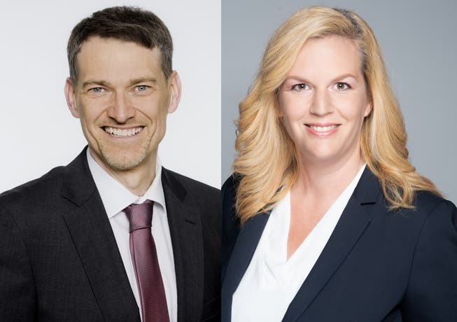 Benedikt Hoffmann (SVP) und Fabienne Moser-Frei (parteilos) kandidieren für das Dietiker Gerichtspräsidium. Sie wollen Nachfolger werden von Stephan Aeschbacher (SP).