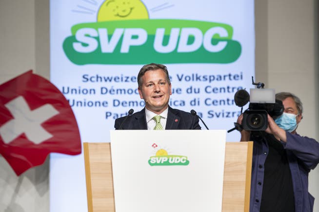 Die Delegierten der SVP Schweiz sagten am Samstag klar Nein zum Covid-Gesetz.