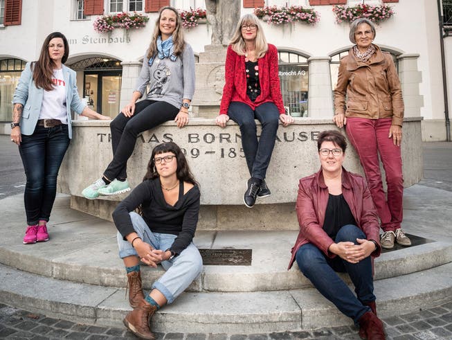 Dominique Bornhauser, Elsi Bärlocher, Claudia Bieg, Anna Kradolfer, Ursi Senn und Nicole van Roijen gründeten die Gruppe «Frauen für Weinfelden».