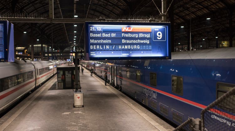 Die Schweiz und Deutschland wollen den internationalen Bahnverkehr weiter stärken. Dazu gehören auch Nachtzugverbindungen. (Keystone)