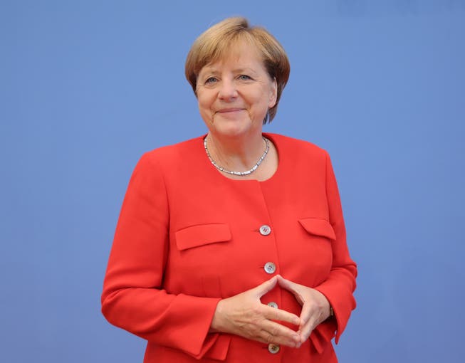 Die Marke und ihr Zeichen: Angela Merkel macht die Raute.