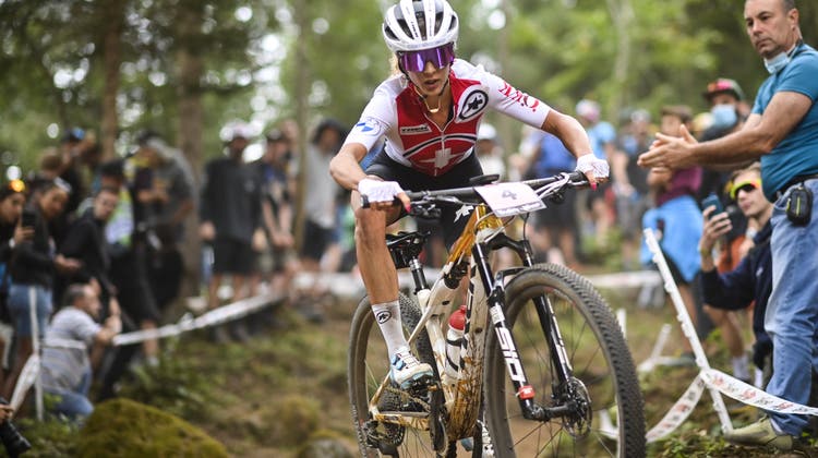 Mountainbike-Olympiasiegerin Jolanda Neff. (Bild: Gian Ehrenzeller / KEYSTONE)